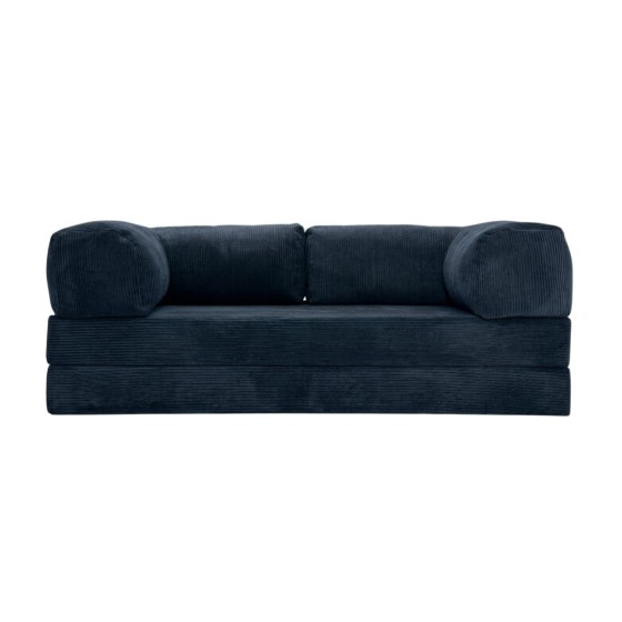 Sofa 2-osobowa NESTI Granatowy Sztruks