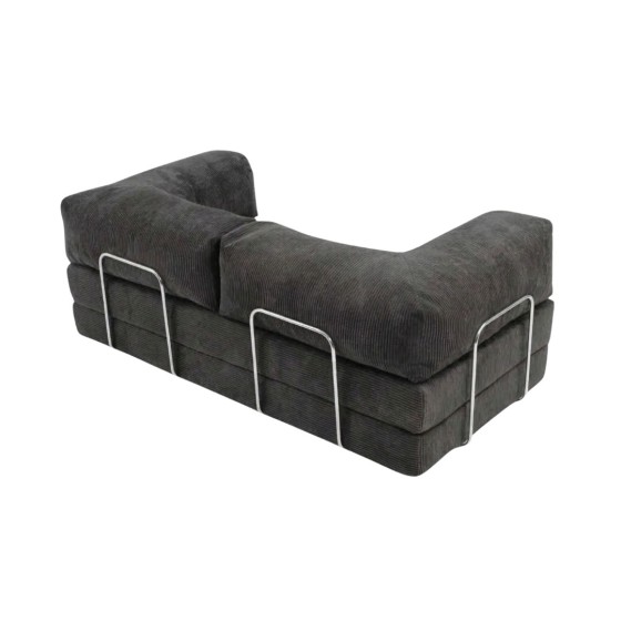 Sofa 2-osobowa NESTI Szary Sztruks