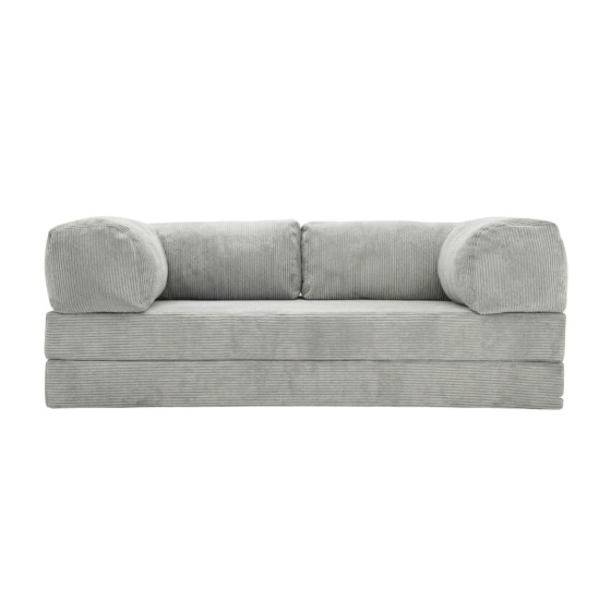 Sofa 2-osobowa NESTI Jasnoszary Sztruks