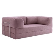 Sofa 2-osobowa NESTI Fioletowy Sztruks