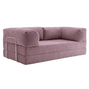 Sofa 2-osobowa NESTI Fioletowy Sztruks