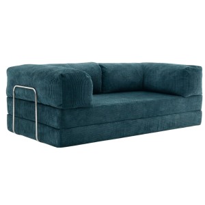 Sofa 2-osobowa NESTI Turkusowy Sztruks
