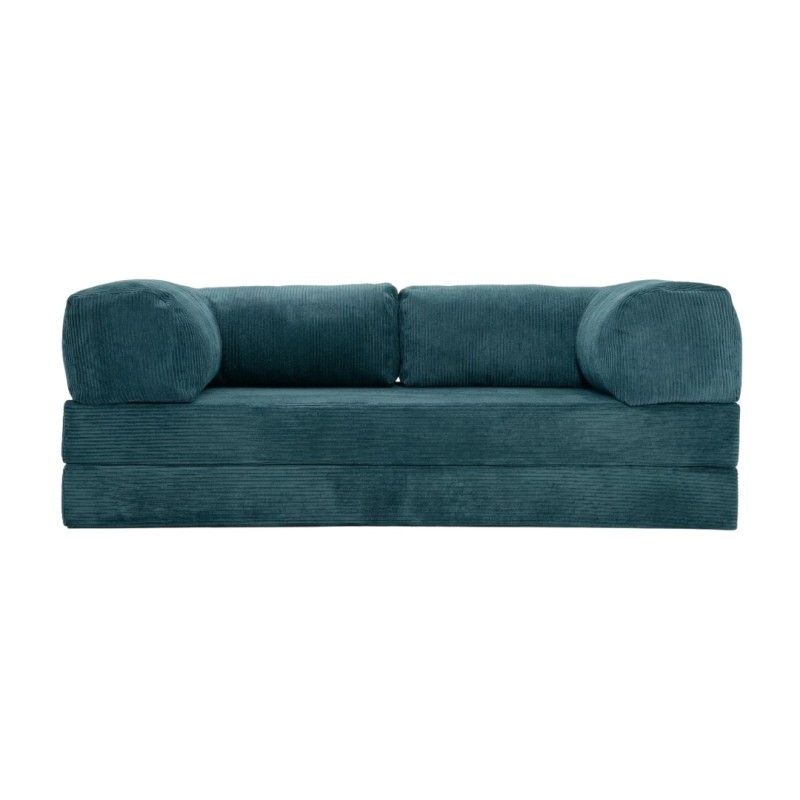 Sofa 2-osobowa NESTI Turkusowy Sztruks