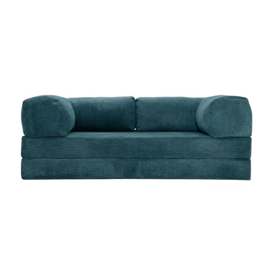 Sofa 2-osobowa NESTI Turkusowy Sztruks