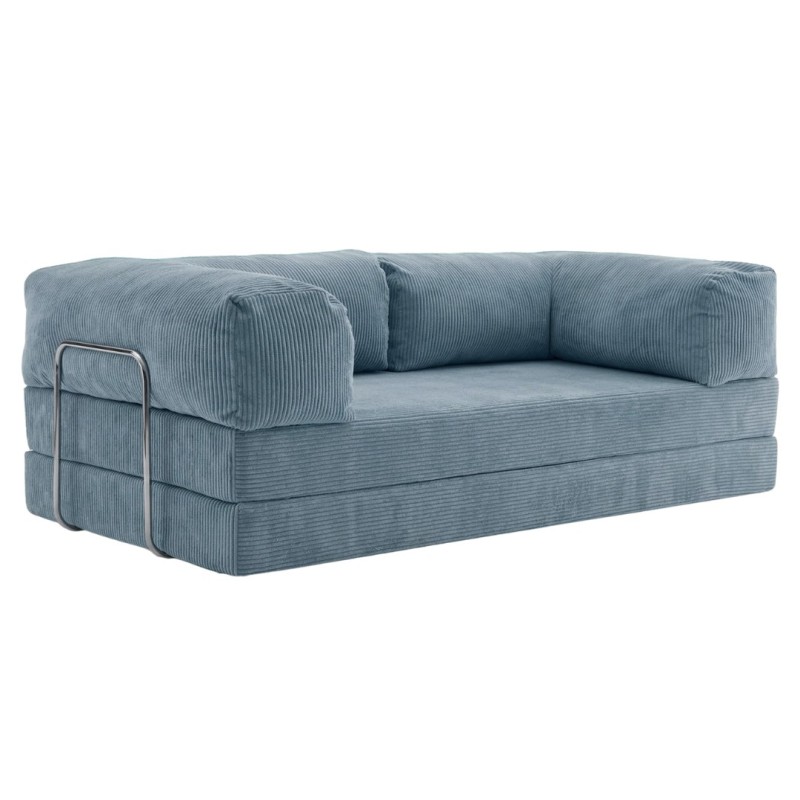 Sofa 2-osobowa NESTI Niebieski Sztruks