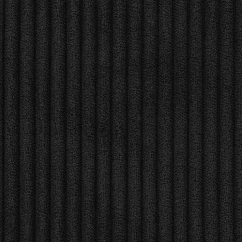 Narożnik 3-osobowy Czarny NESTI MINI Sztruks