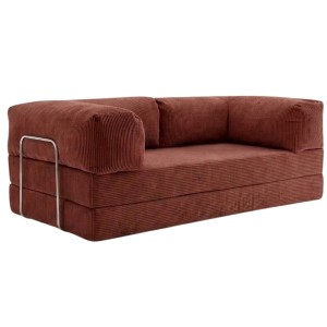 Sofa 2-osobowa NESTI Sztruks Czerwona Cegła