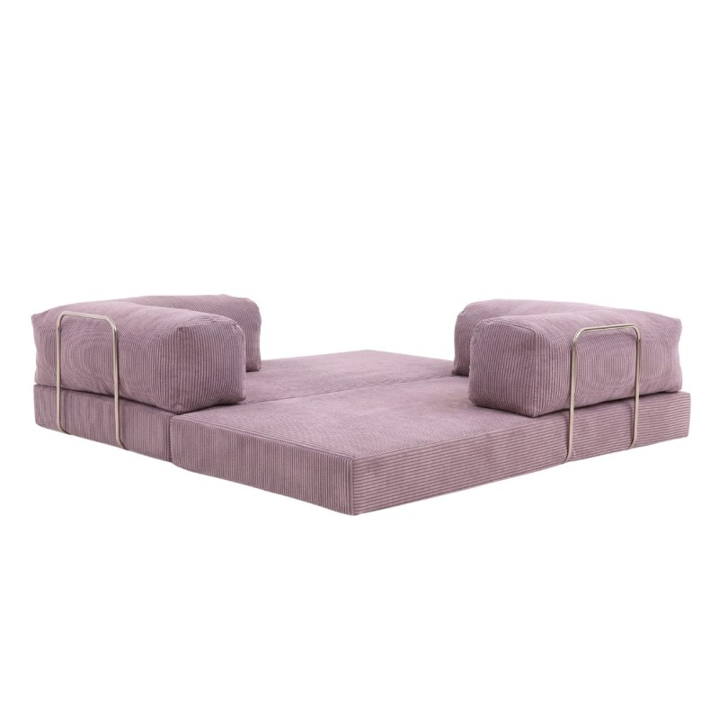 Sofa 2-osobowa NESTI Fioletowy Sztruks