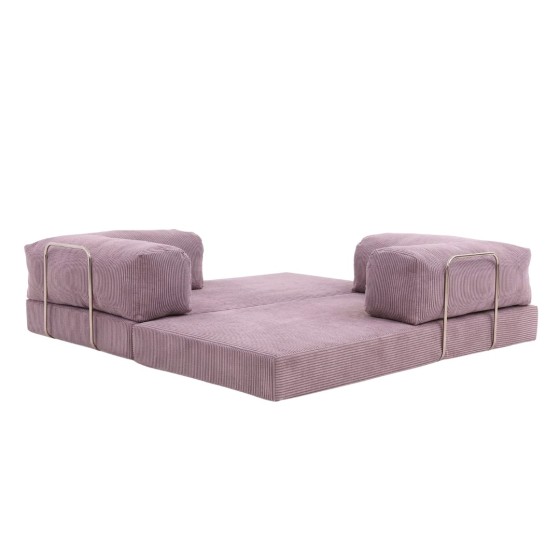 Sofa 2-osobowa NESTI Fioletowy Sztruks