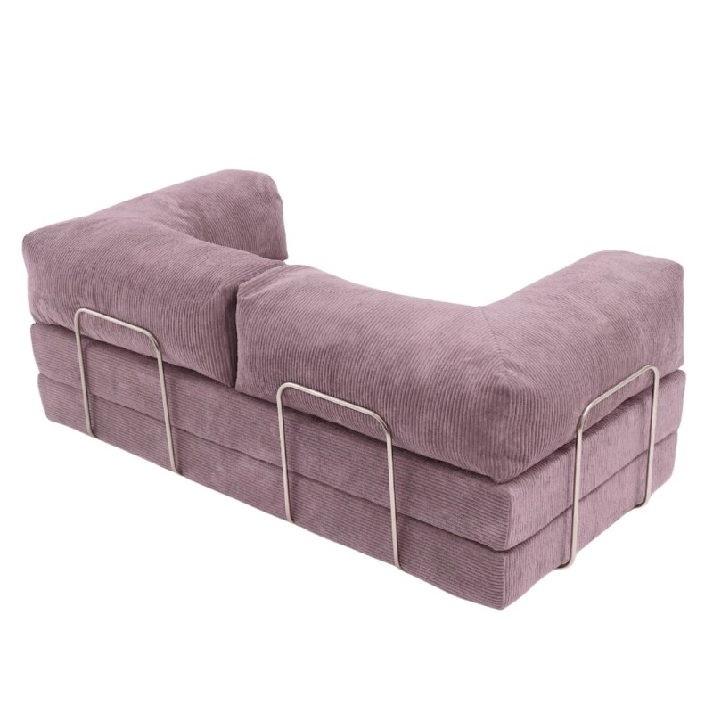 Sofa 2-osobowa NESTI Fioletowy Sztruks