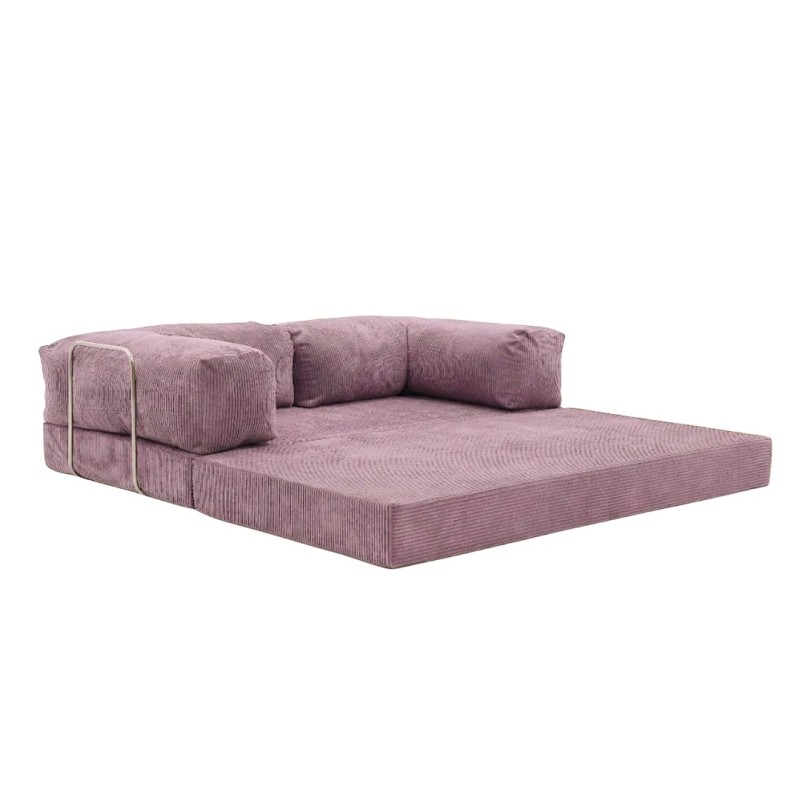 Sofa 2-osobowa NESTI Fioletowy Sztruks