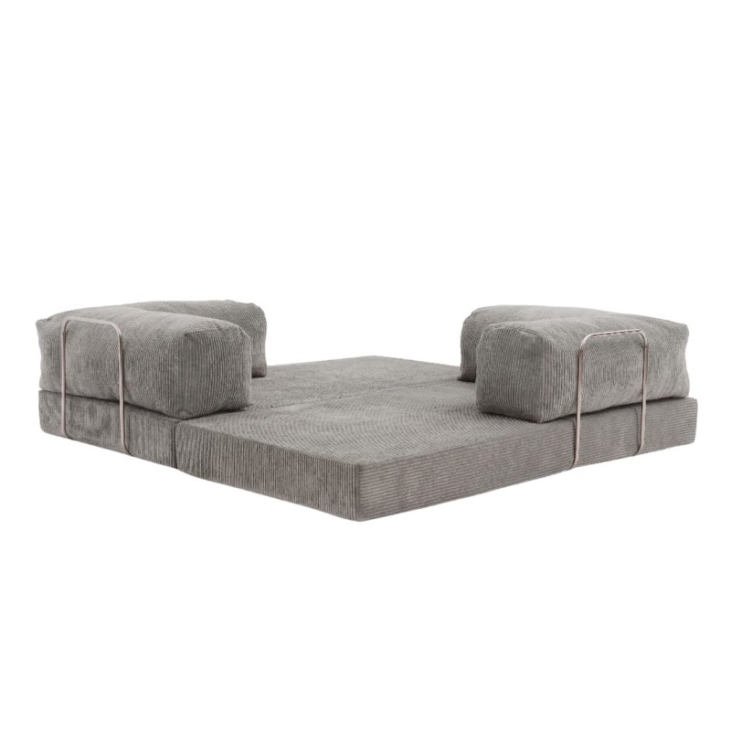 Sofa 2-osobowa NESTI Jasnoszary Sztruks