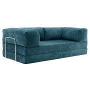 Sofa 2-osobowa NESTI Turkusowy Sztruks