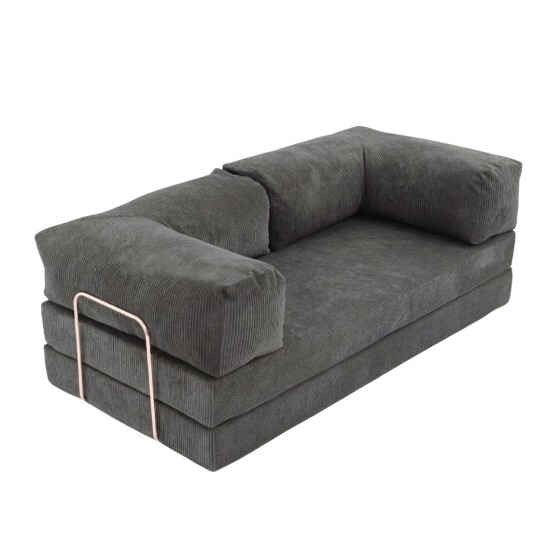 Sofa 2-osobowa NESTI Szary Sztruks