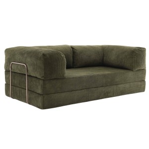 Sofa 2-osobowa NESTI Zielony Sztruks - elegancka i wygodna | Domyou