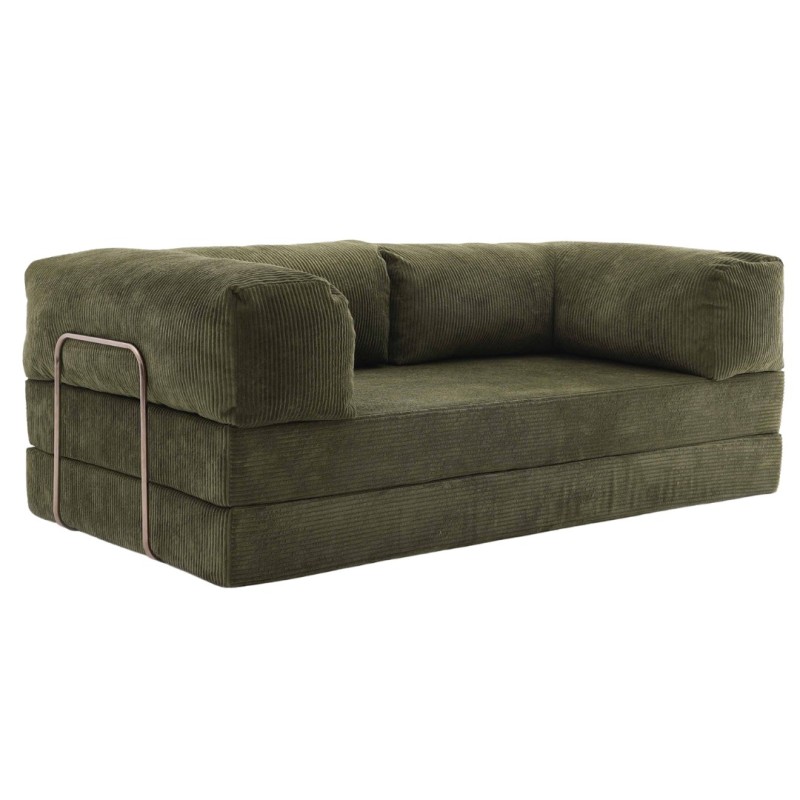 Sofa 2-osobowa NESTI Zielony Sztruks - elegancka i wygodna | Domyou