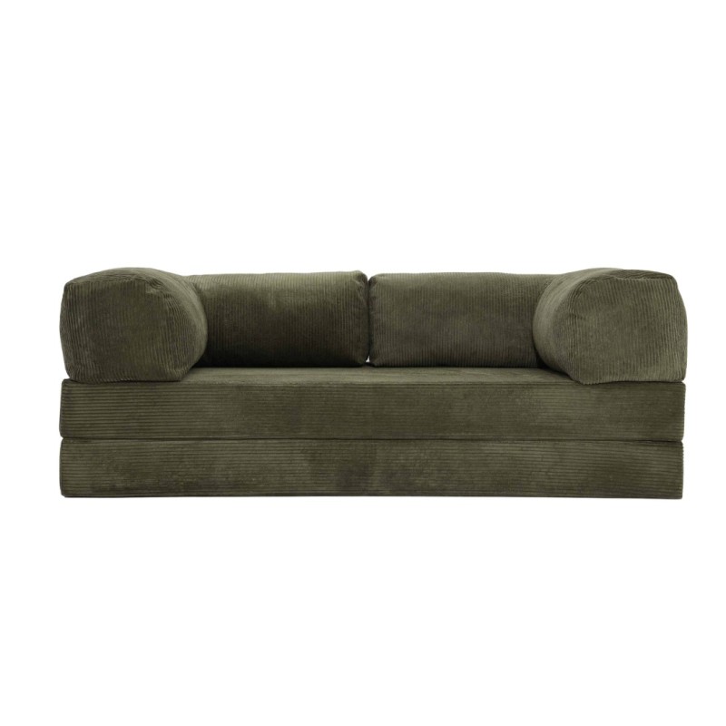 Sofa 2-osobowa NESTI Zielony Sztruks - elegancka i wygodna | Domyou