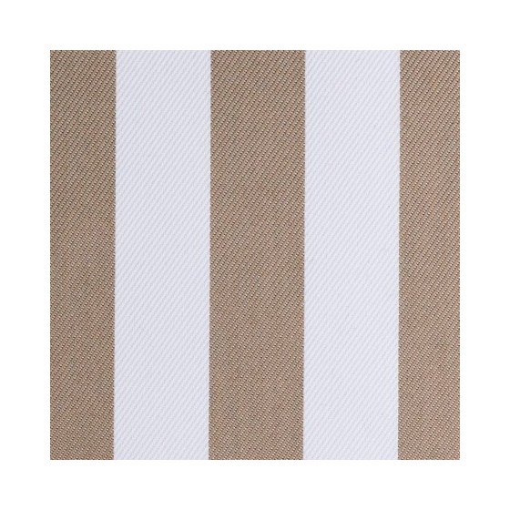 Narożnik ogrodowy 3-osobowy NESTI III Outdoor (biało-beżowe pasy)