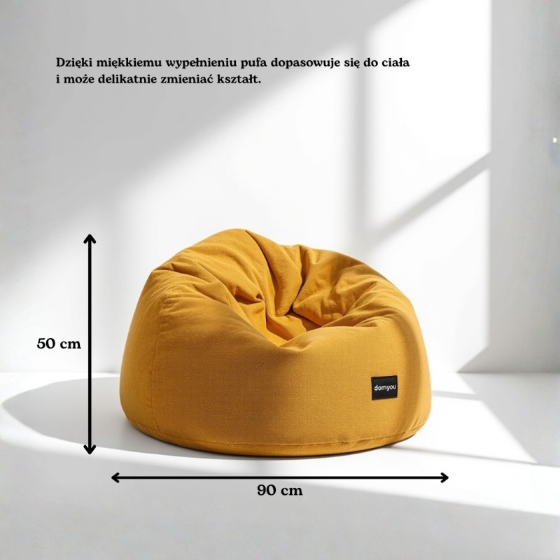 Pufa Worek Żółta Hydrofobowa NEST XL