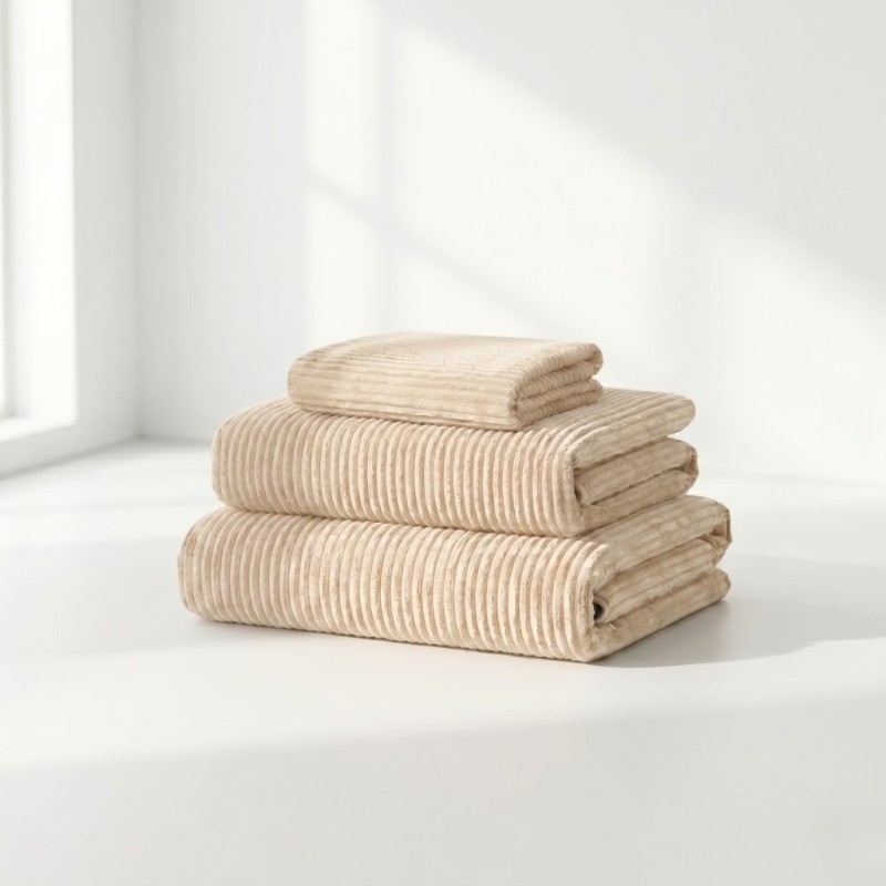 Pokrowiec na Fotel NESTI Beżowy Sztruks