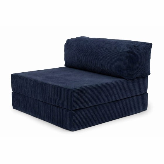 Pokrowiec na Fotel NESTI Granatowy Sztruks