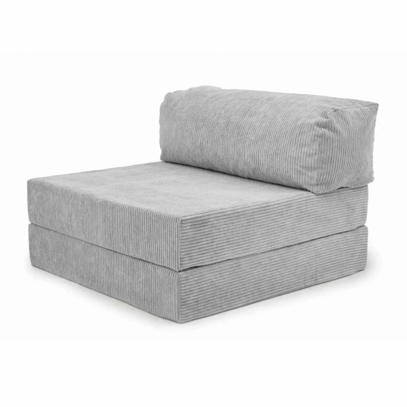 Pokrowiec na Fotel NESTI Jasnoszary Sztruks