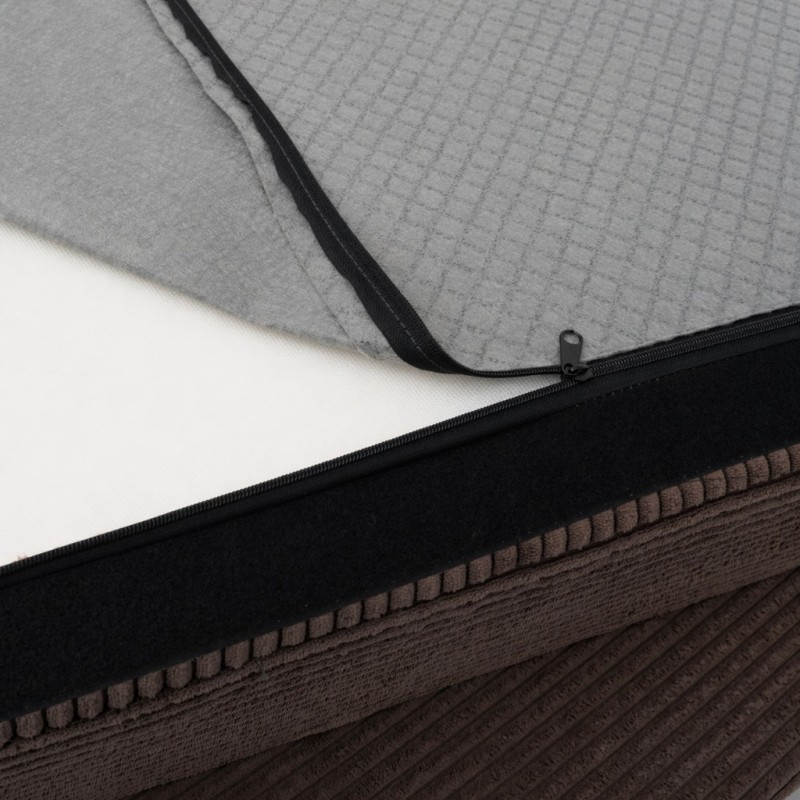 Pokrowiec na Fotel NESTI Brązowy Sztruks