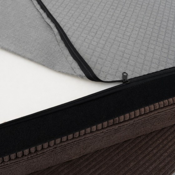 Pokrowiec na Fotel NESTI Brązowy Sztruks