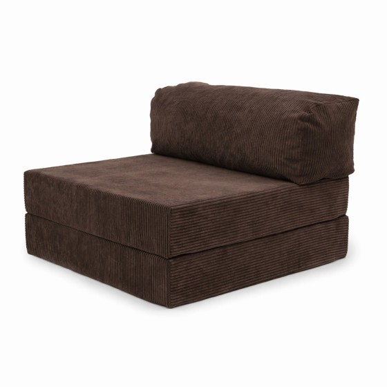 Pokrowiec na Fotel NESTI Brązowy Sztruks