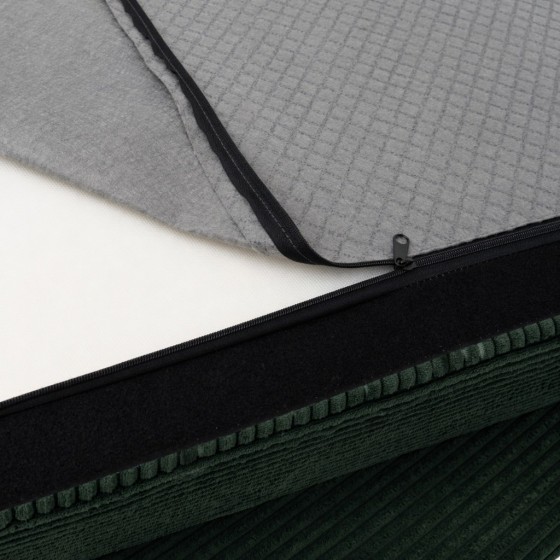 Pokrowiec na Fotel NESTI Sztruks Butelkowa zieleń