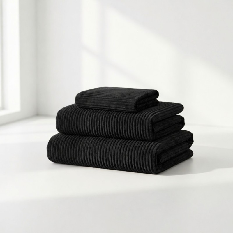 Pokrowiec na Fotel NESTI Czarny Sztruks