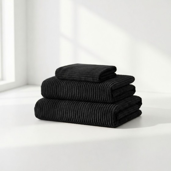 Pokrowiec na Fotel NESTI Czarny Sztruks