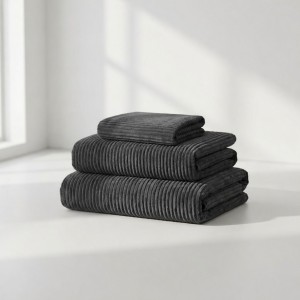 Pokrowiec na Fotel NESTI Ciemnoszary Sztruks