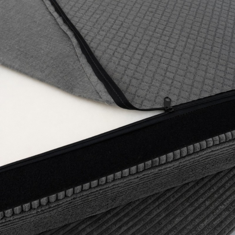 Pokrowiec na Sofę NESTI Ciemnoszary Sztruks