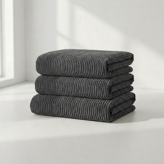 Pokrowiec na Sofę NESTI Ciemnoszary Sztruks