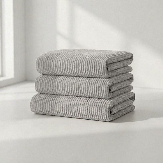 Pokrowiec na Sofę NESTI Jasnoszary Sztruks