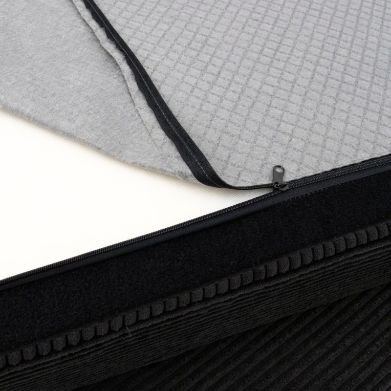 Pokrowiec na Sofę NESTI Czarny Sztruks