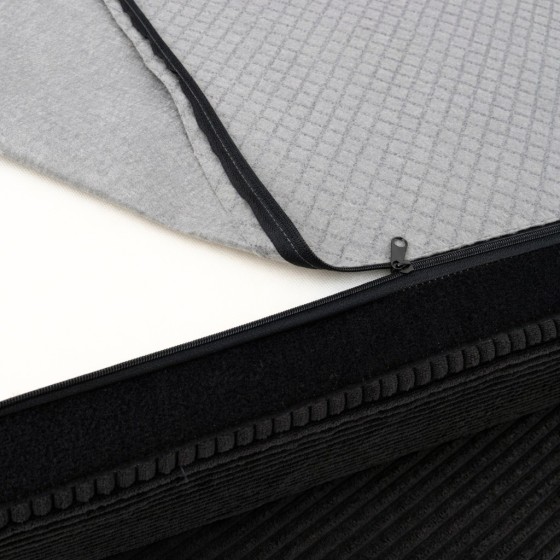 Pokrowiec na Sofę NESTI Czarny Sztruks