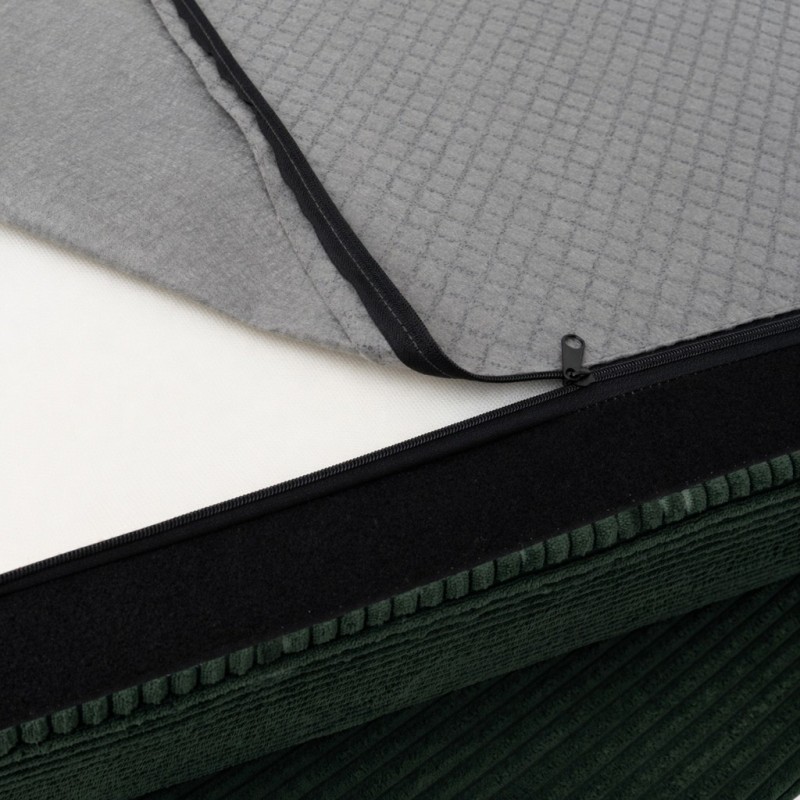 Pokrowiec na Sofę NESTI Sztruks Butelkowa zieleń