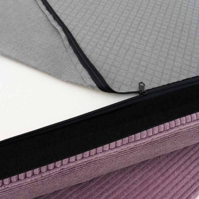 Pokrowiec na Sofę 2-osobową NESTI Fioletowy Sztruks