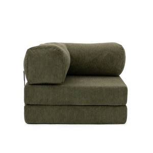 Leżanka II NESTI Zielony Sztruks