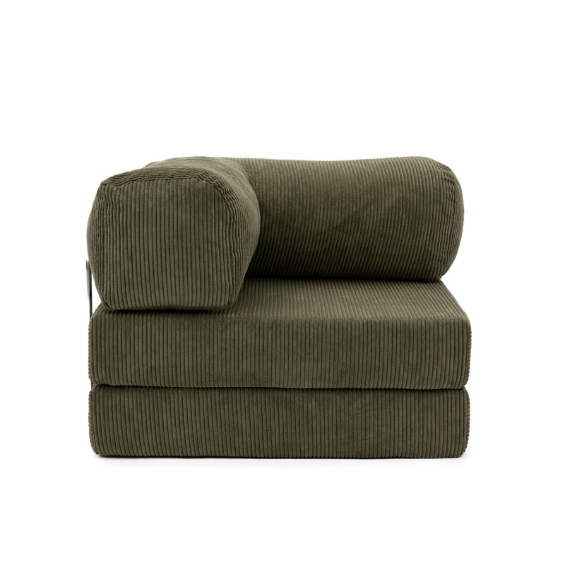 Leżanka II NESTI Zielony Sztruks