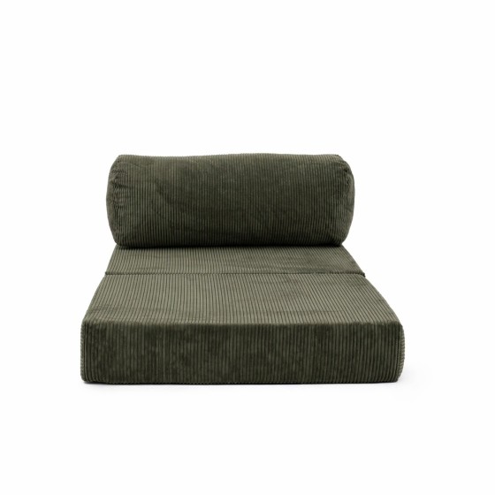 Leżanka II NESTI Zielony Sztruks