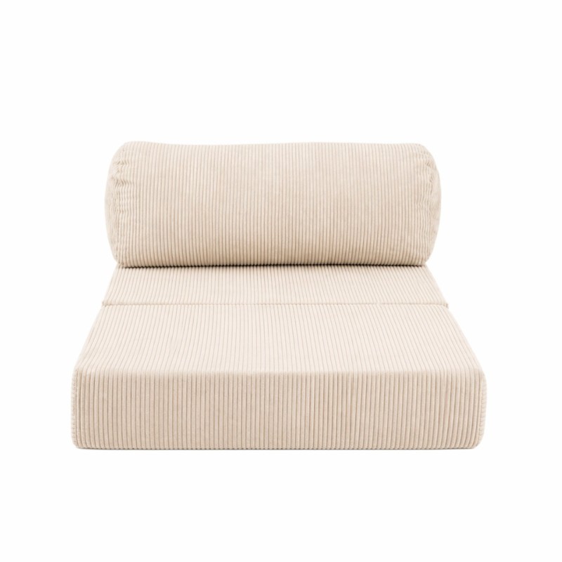 Leżanka II NESTI Beżowy Sztruks