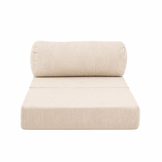 Leżanka II NESTI Beżowy Sztruks