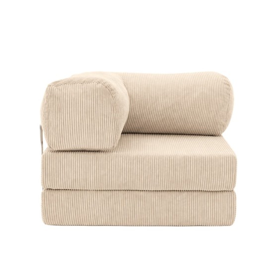 Leżanka II NESTI Beżowy Sztruks