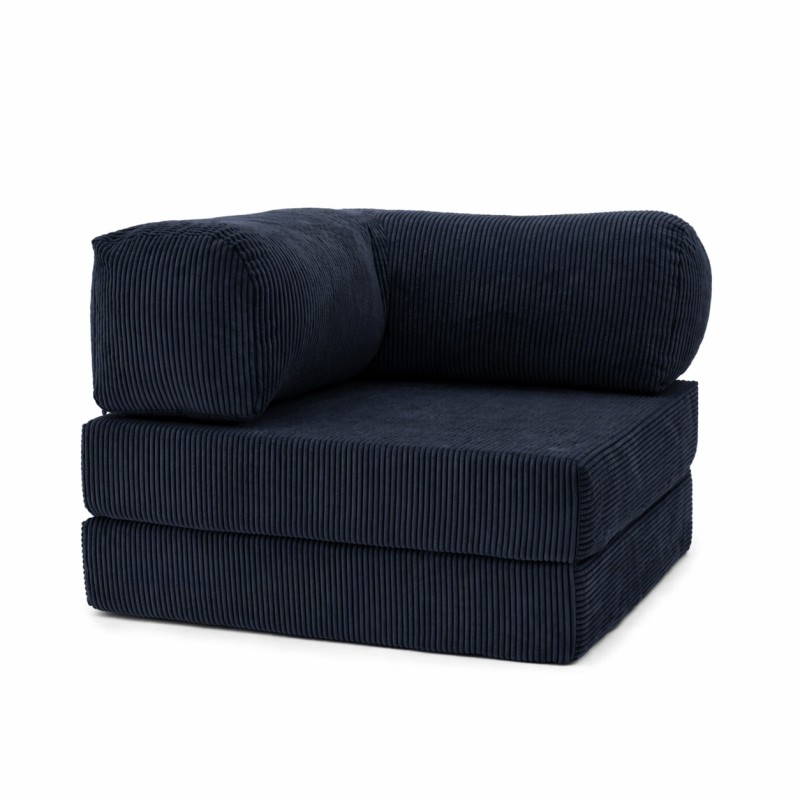 Leżanka II NESTI Granatowy Sztruks