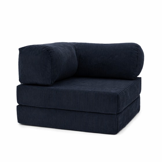 Leżanka II NESTI Granatowy Sztruks