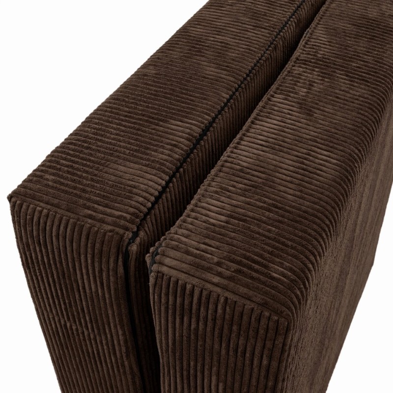 Leżanka II NESTI Brązowy Sztruks