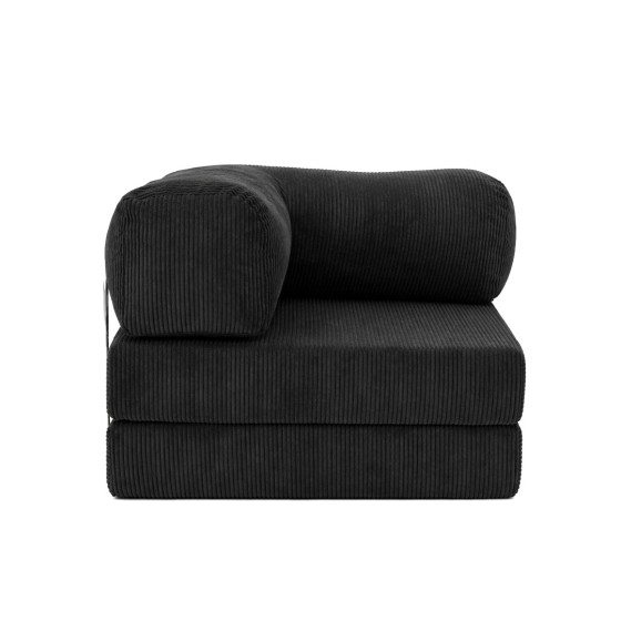 Leżanka II NESTI Czarny Sztruks